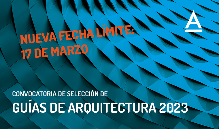 Ampliada hasta el 17 de marzo la convocatoria para la selección de Guías de Arquitectura